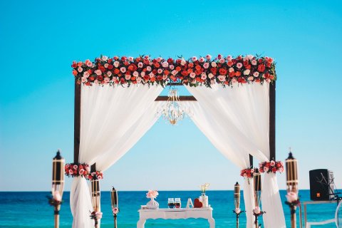 Favores de casamento para um casamento com tema de praia